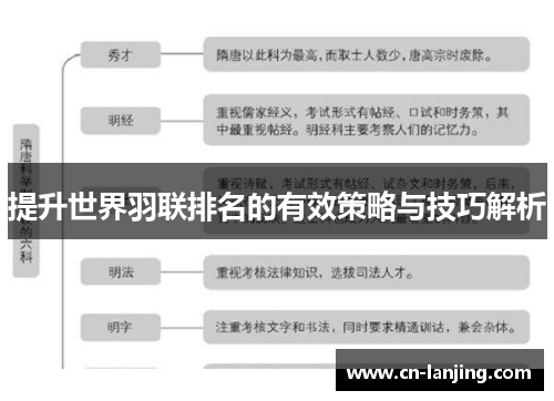 提升世界羽联排名的有效策略与技巧解析